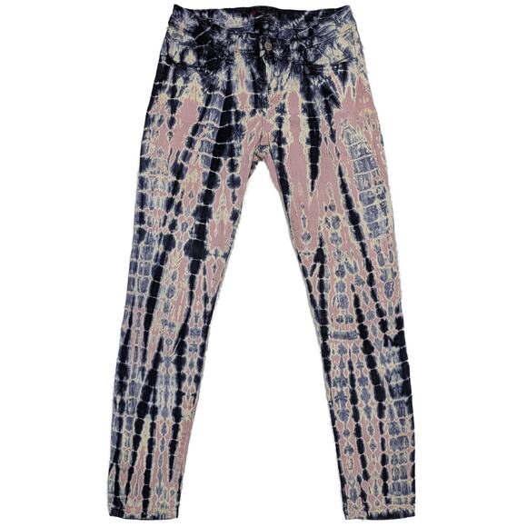 Guess Brittney Skinny Ankle Tie Dyed Jeans Size 27 - Picture 1 of 9